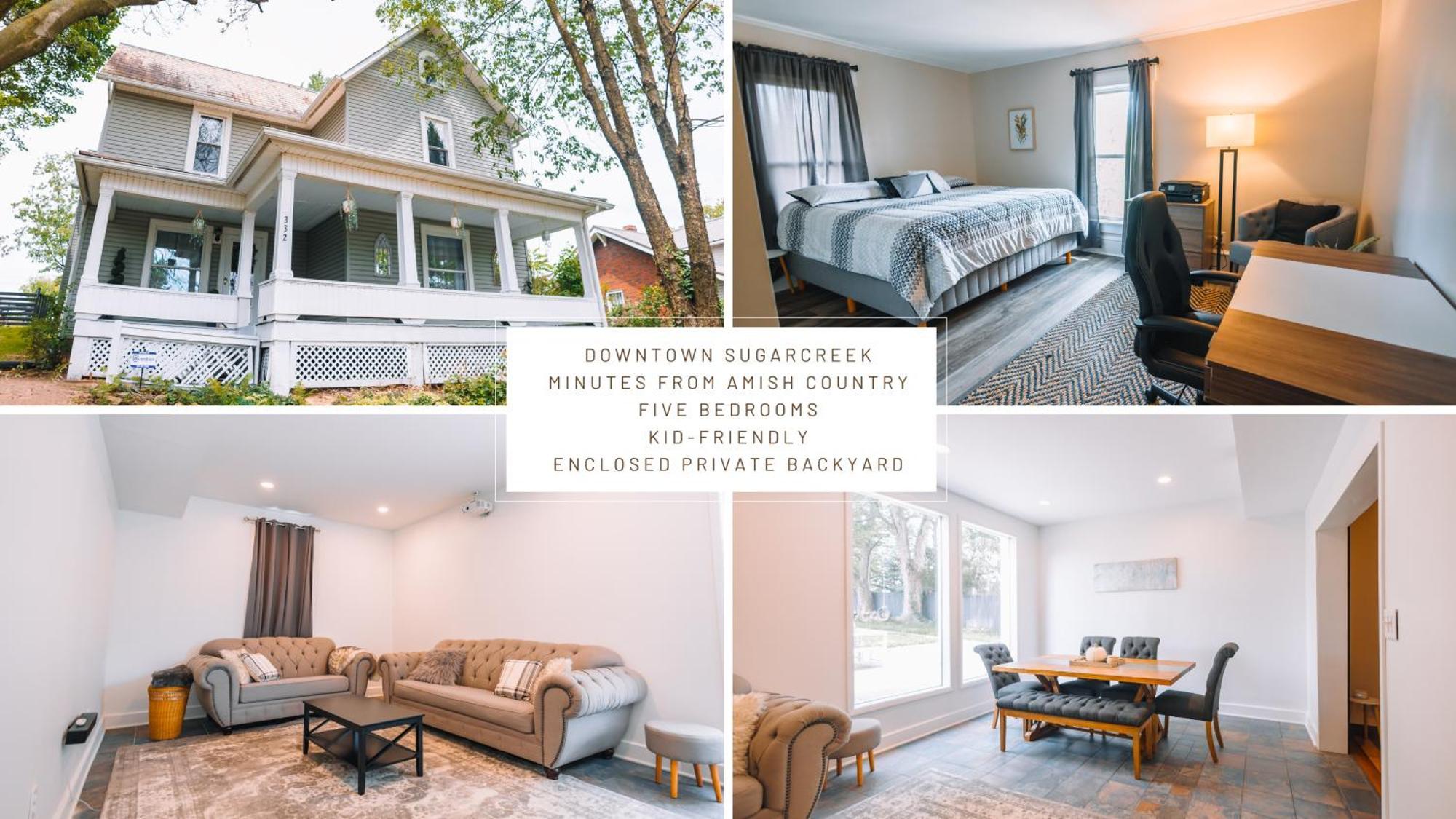 Downtown Escape Great For Large Families & Groups Villa Sugarcreek Kültér fotó